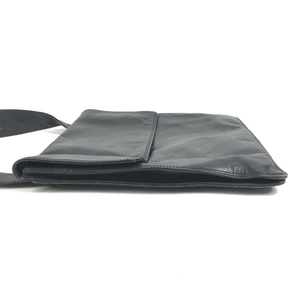 CHANEL Black Leather Logo Shoulder Bag - Picture 4 of 16